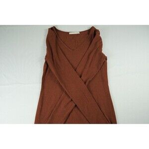 Peruvian Connection Light Weight Long Sleeve Sweater Burgundy Size 16 Long